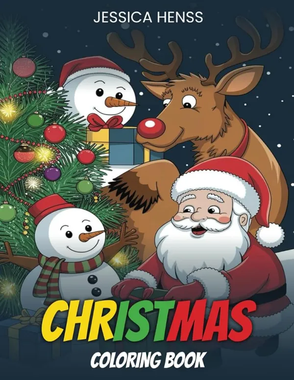 Christmas Coloring Book book cover