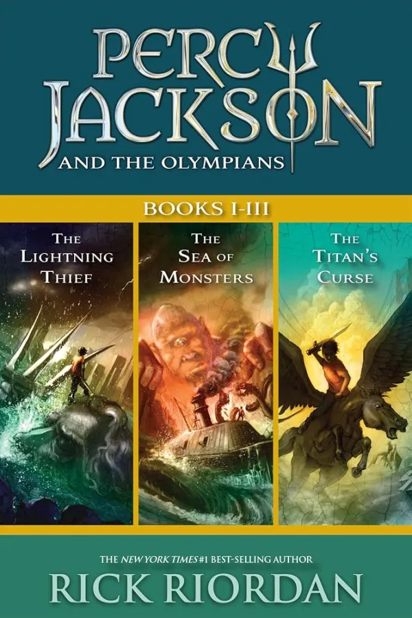 Percy Jackson and the Olympians: Books I-III book cover